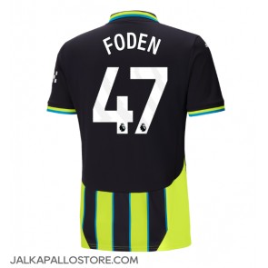 Manchester City Phil Foden #47 Vieraspaita 2024-25 Lyhythihainen